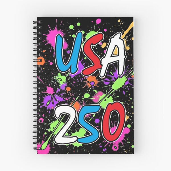 Item preview, USA 250 Semiquincentennial Neon Splatter America 250 designed and sold by dragonmotor7.