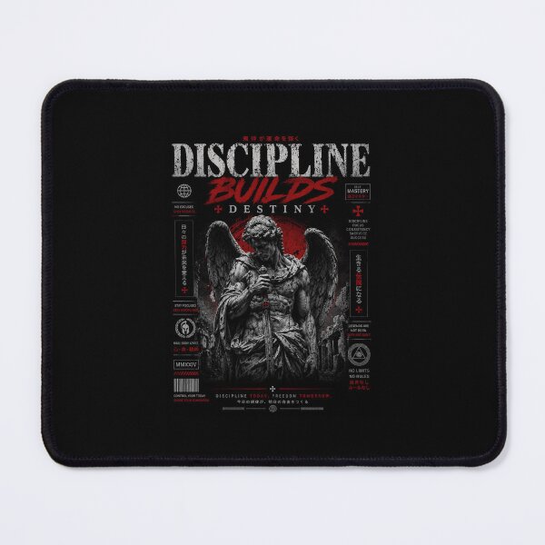 Item preview, Discipline Builds Destiny – Angel Warrior Streetwear Graphic Tee designed and sold by UrbanSwagFlow.