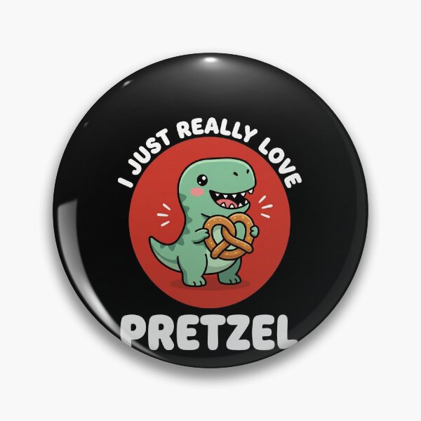 Item preview, I Just Really Love Pretzel Dinosaur Food Lover Snack Enthusiast designed and sold by SofenArt.