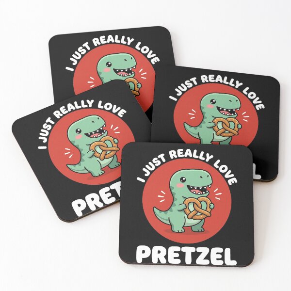 Item preview, I Just Really Love Pretzel Dinosaur Food Lover Snack Enthusiast designed and sold by SofenArt.