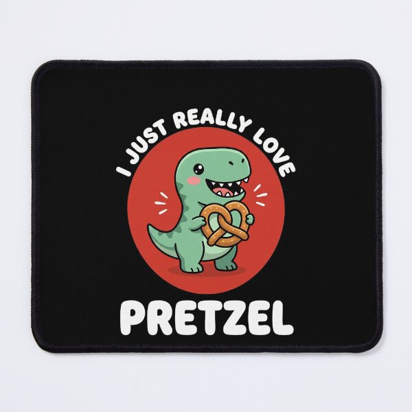 Item preview, I Just Really Love Pretzel Dinosaur Food Lover Snack Enthusiast designed and sold by SofenArt.