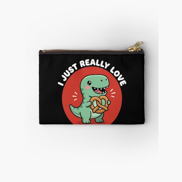 Item preview, I Just Really Love Pretzel Dinosaur Food Lover Snack Enthusiast designed and sold by SofenArt.