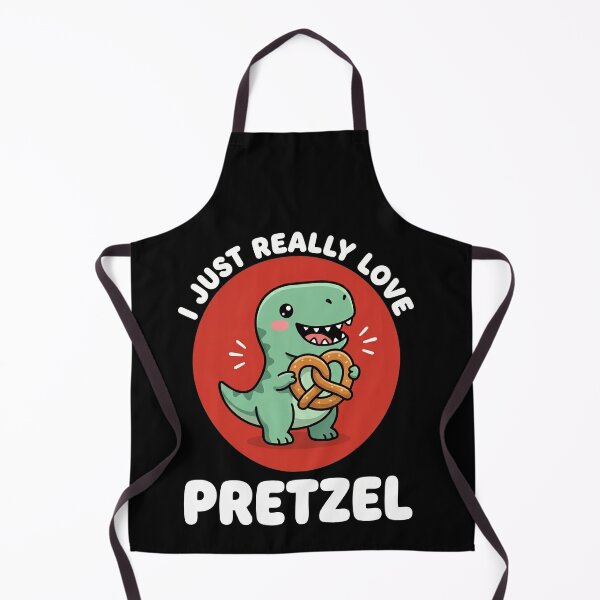 Item preview, I Just Really Love Pretzel Dinosaur Food Lover Snack Enthusiast designed and sold by SofenArt.