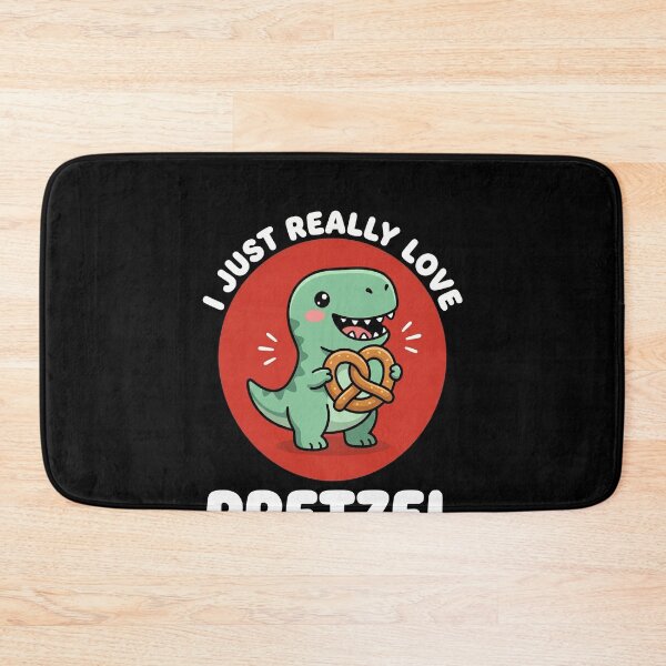 Item preview, I Just Really Love Pretzel Dinosaur Food Lover Snack Enthusiast designed and sold by SofenArt.