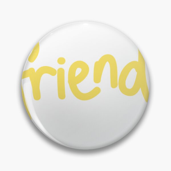 Item preview, Minimalist Yellow Friends Typography Design designed and sold by DailyDoodlesBySumbul.