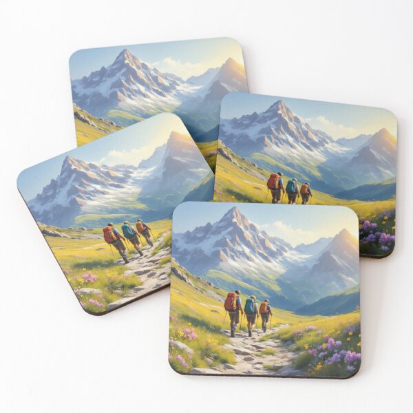 Item preview, On the Way of St. James (mountain pass crossing) designed and sold by jefboutique6150.