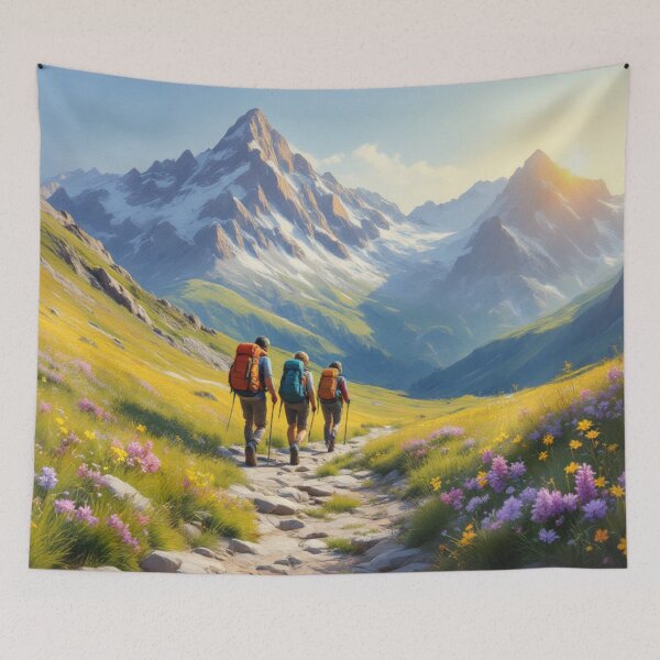 Item preview, On the Way of St. James (mountain pass crossing) designed and sold by jefboutique6150.