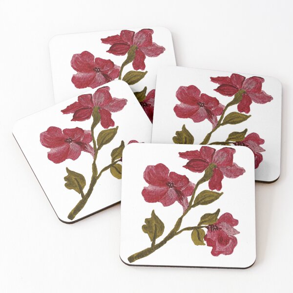 Item preview, Red Velvet Bloom Floral Pattern designed and sold by Kraalikaa.