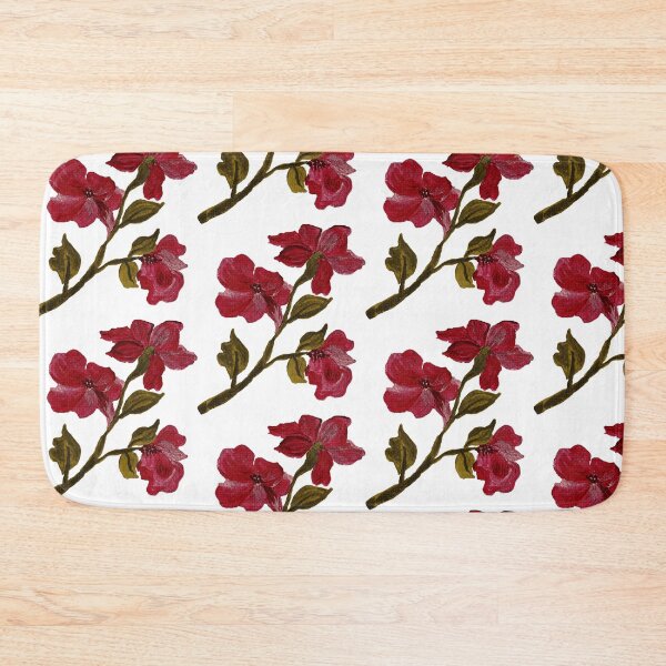 Item preview, Red Velvet Bloom Floral Pattern designed and sold by Kraalikaa.