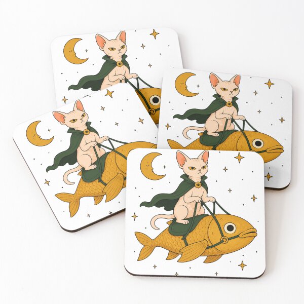 Item preview, Sphynx Cat Fish Rider designed and sold by Region.