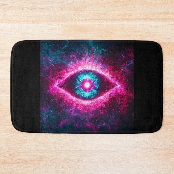 Item preview, Mystical neon glowing third eye illustration designed and sold by Checho30.