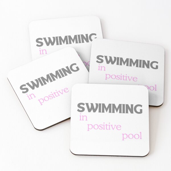 Item preview, Swimming in positive pool designed and sold by ArtistTejal.
