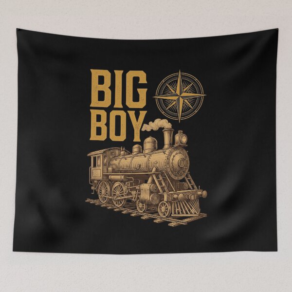 Item preview, Big Boy Steam Train Locomotive Railroad Enthusiast designed and sold by SofenArt.