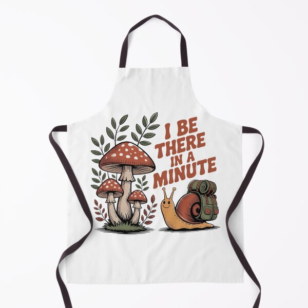 Item preview, I’ll Be There In A Minute Funny Snail Hiking Shirt designed and sold by Cool-cat-art.