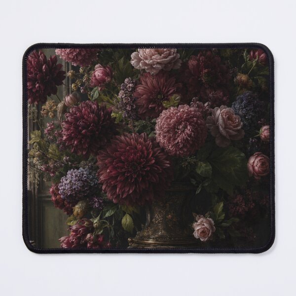 Item preview, Purple Flowers in Vase Floral Bouquet Still Life designed and sold by VelarisMoon.