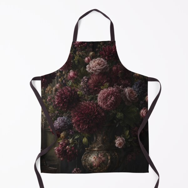 Item preview, Purple Flowers in Vase Floral Bouquet Still Life designed and sold by VelarisMoon.