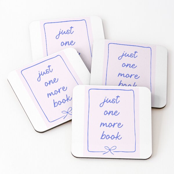 Item preview, Just One More Book designed and sold by The Sticker Desk.