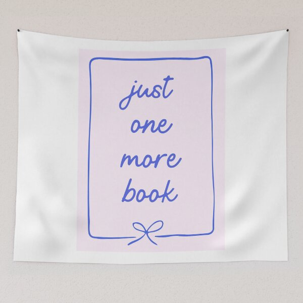 Item preview, Just One More Book designed and sold by The Sticker Desk.