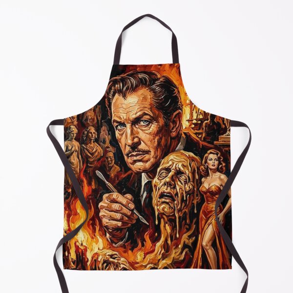 Item preview, Beauty in the Flames. Horror in the Wax. – House of Wax Fine Art Print designed and sold by Art's Diner.