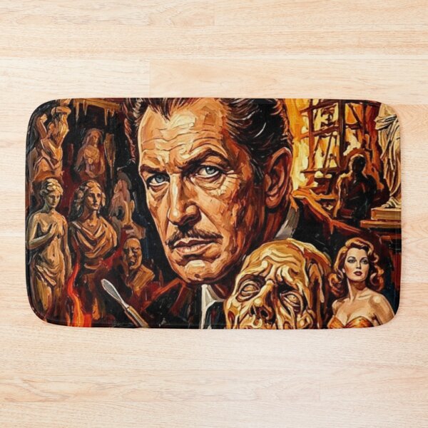 Item preview, Beauty in the Flames. Horror in the Wax. – House of Wax Fine Art Print designed and sold by Art's Diner.
