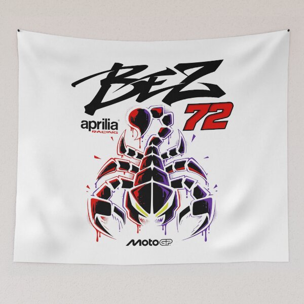 Item preview, Marco Bezzecchi 72 MotoGP Aprilia Racing Scorpio Italy (Italian Racer) designed and sold by Stotee.