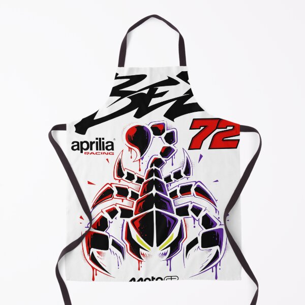 Item preview, Marco Bezzecchi 72 MotoGP Aprilia Racing Scorpio Italy (Italian Racer) designed and sold by Stotee.