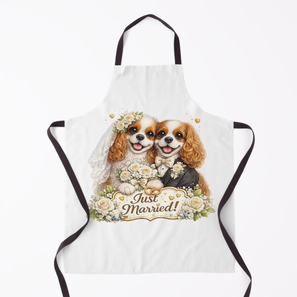 Item preview, Just married Blenheim/Blenheim Cavaliers designed and sold by SpottyRainbow.