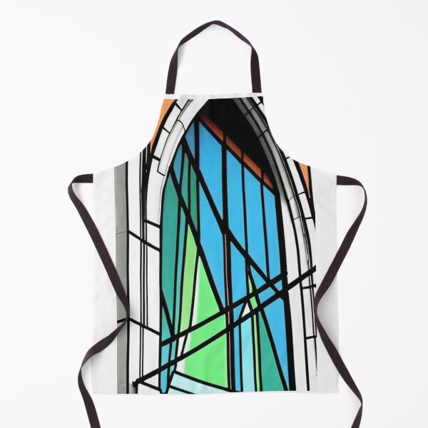 Item preview, Art - Modernist Geometric Stained Glass, Abstract and Colorful Composition designed and sold by Reverso-Design.