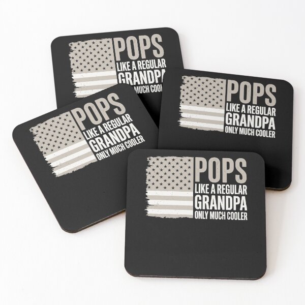 Item preview, Pops Like A Regular Grandpa Only Much Cooler Grandfather American designed and sold by SofenArt.