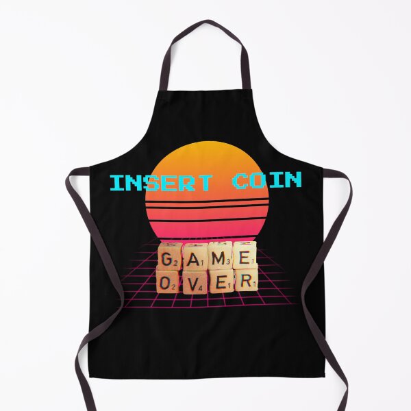 Item preview, Insert Coin Game Over Synthwave Retro designed and sold by ZJDesignsArt.