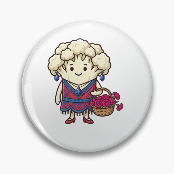 Item preview, Nana Cauli — Cute Grandmother Cauliflower Kawaii Food Art | Conditioned For Kindness designed and sold by monolithstudio.