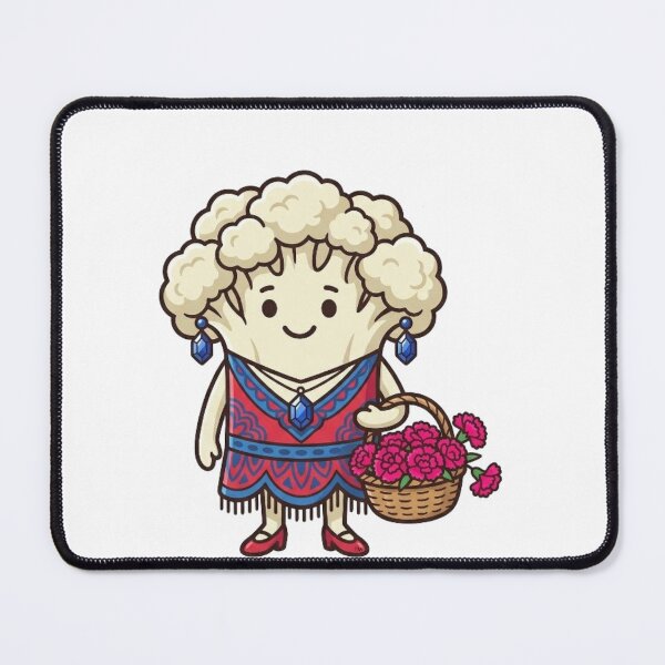 Item preview, Nana Cauli — Cute Grandmother Cauliflower Kawaii Food Art | Conditioned For Kindness designed and sold by monolithstudio.