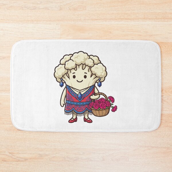 Item preview, Nana Cauli — Cute Grandmother Cauliflower Kawaii Food Art | Conditioned For Kindness designed and sold by monolithstudio.