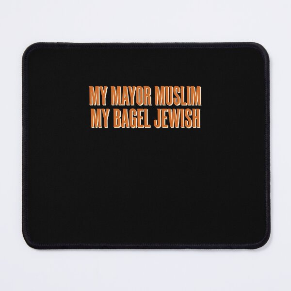 Item preview, My Mayor Muslim My Bagel Jewish Interfaith Diversity Tolerance designed and sold by SofenArt.