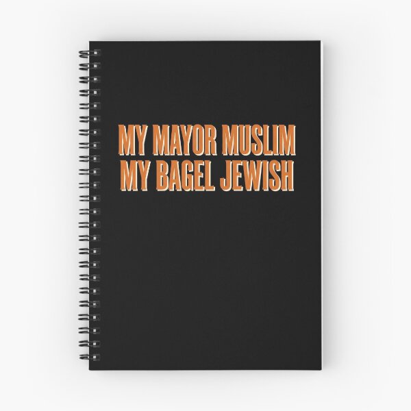 Item preview, My Mayor Muslim My Bagel Jewish Interfaith Diversity Tolerance designed and sold by SofenArt.