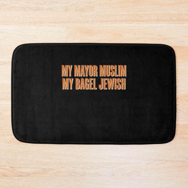 Item preview, My Mayor Muslim My Bagel Jewish Interfaith Diversity Tolerance designed and sold by SofenArt.