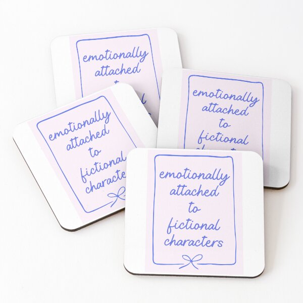 Item preview, Emotionally Attached to Fictional Characters designed and sold by The Sticker Desk.