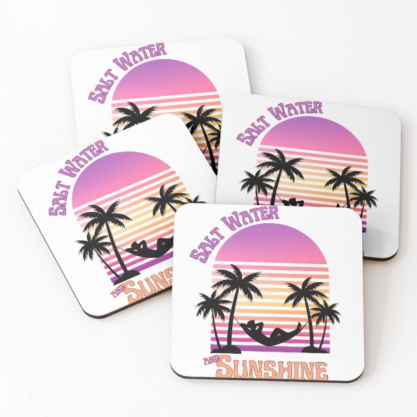Item preview, Salt Water and Sunshine Tropical Palm Tree hammock designed and sold by LAJdesigns.
