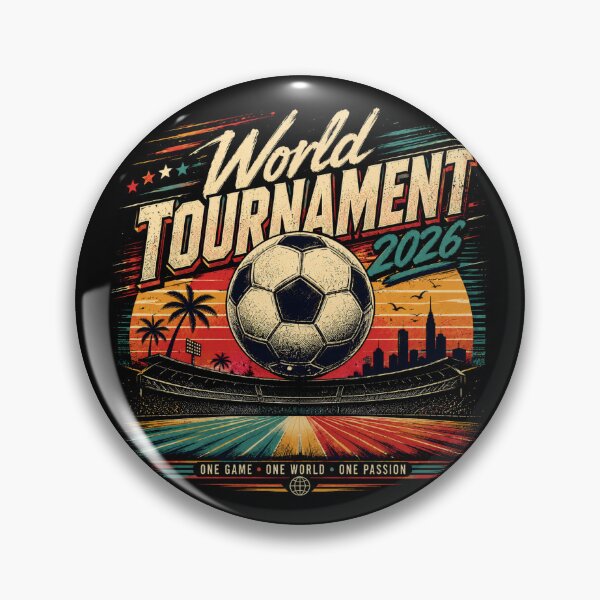 Item preview, Retro Soccer World Tournament 2026 designed and sold by legendaryskins.