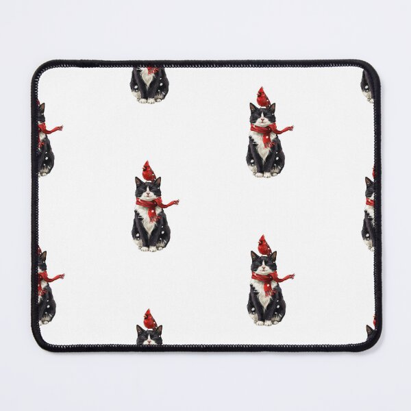 Item preview, Cardinal Cat Christmas designed and sold by Roy & Tiffany.