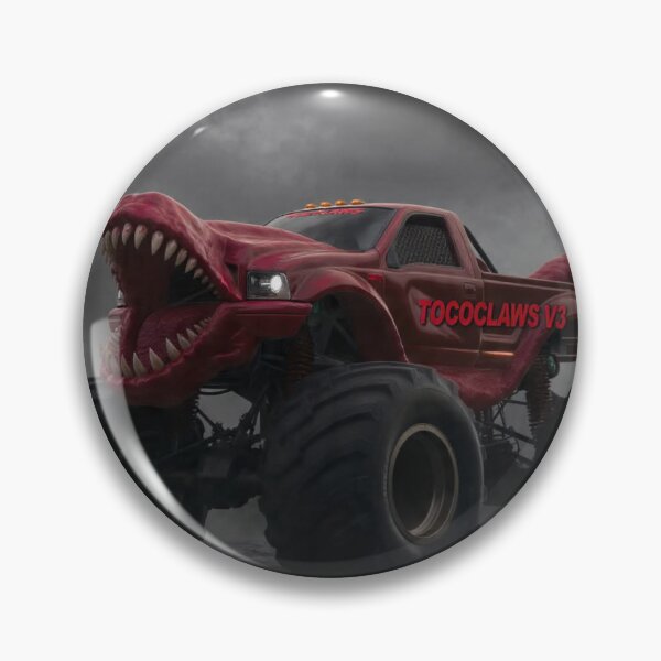 Item preview, TOCOCLAWS Dino Destroyer: Crimson Raptor Monster Truck designed and sold by TOCOCLAWS.