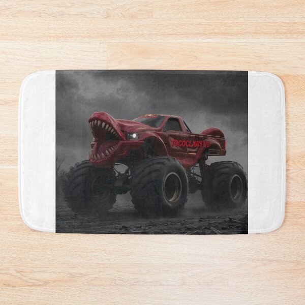 Item preview, TOCOCLAWS Dino Destroyer: Crimson Raptor Monster Truck designed and sold by TOCOCLAWS.