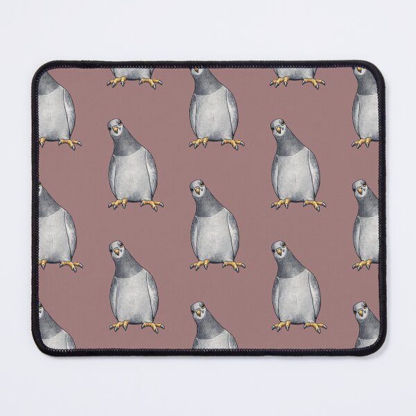 Item preview, Grey and White Pigeon Illustration designed and sold by pigeonlovrs.