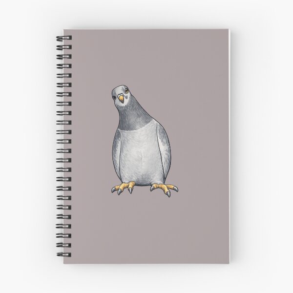 Item preview, Grey and White Pigeon Illustration designed and sold by pigeonlovrs.