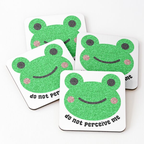 Item preview, Don't Perceive Me | Frog Sticker designed and sold by The Sticker Desk.