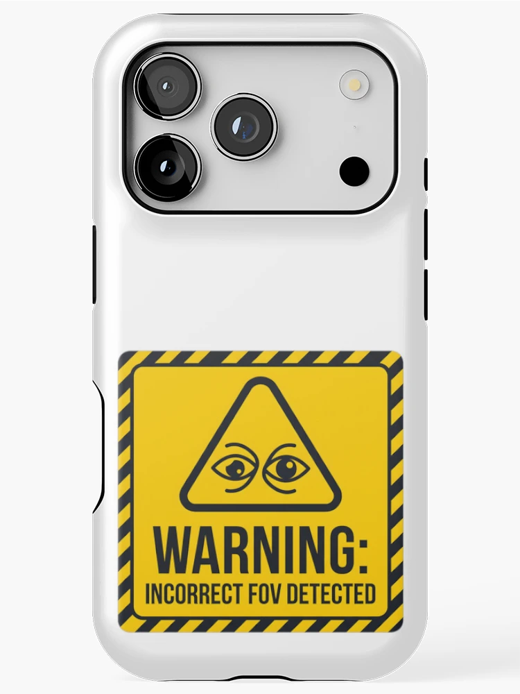 Thumbnail 1 of 4, iPhone Case, FOV Calculator - Sim Racing Humor designed and sold by GarageGraphics.