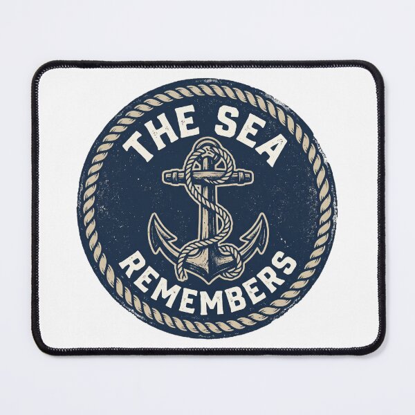 Item preview, Vintage Nautical Anchor The Sea Remembers designed and sold by vybrex.