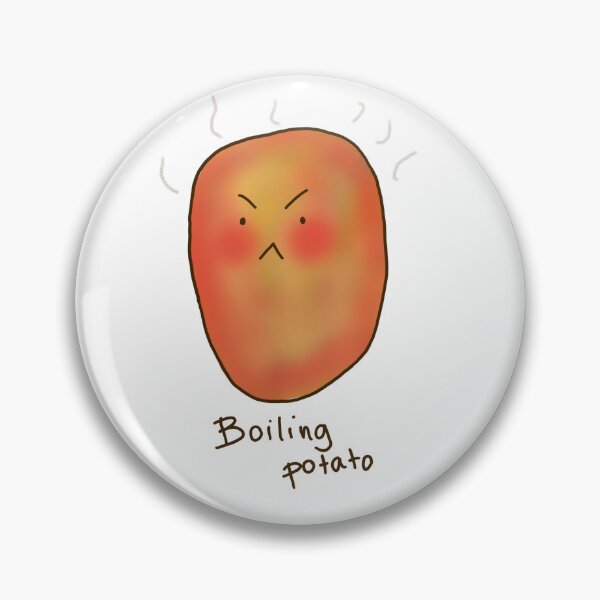 Item preview, Cute Angry boiling potato designed and sold by NinaHalfNinja.