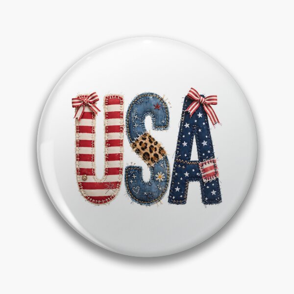 Item preview, Stars and Stripes Fourth of July - USA Patriotic American Flag Letters designed and sold by ZBIFBOUETLA.