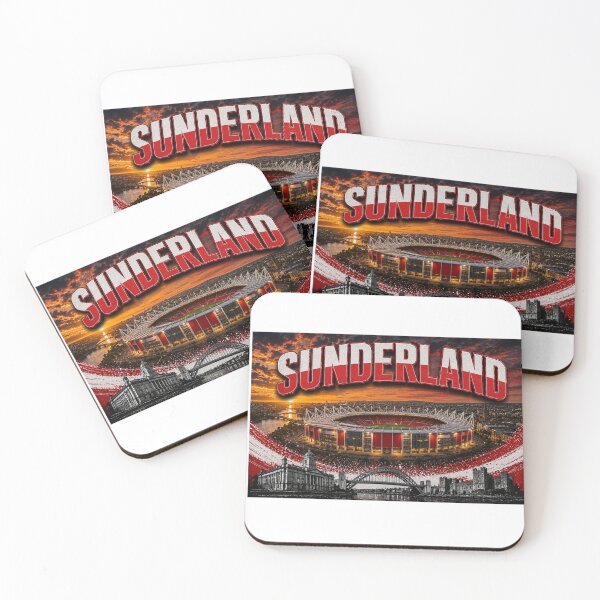 Artikelvorschau, Sunderland City Skyline & Ikonische Stadionkunst – Cinematic Twilight Edition entworfen und verkauft von globetrottergfx.